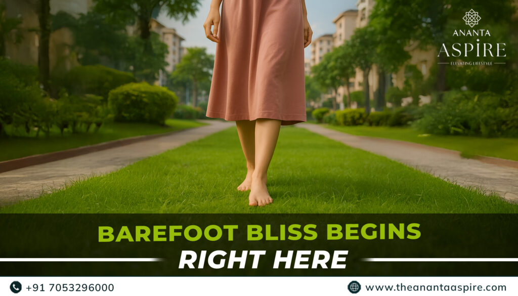 Health Benefits Of Walking On Grass Ananta Aspire Zirakpur