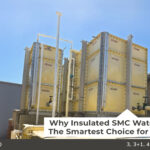 Insulated SMC water tanks installed on the rooftop of Ananta Aspire residential project in Mohali, highlighting durable and hygienic water storage solutions for 3, 3+1, and 4+1 BHK apartments.